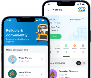 Parent app screens