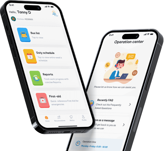 The Saigon School Bus mobile app
